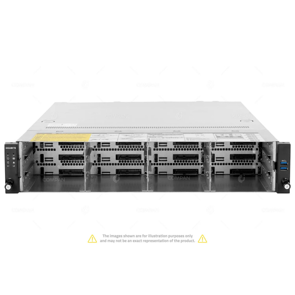 Gigabyte R282-Z93 12LFF 2SFF 2x EPYC 7402 512GB RAM